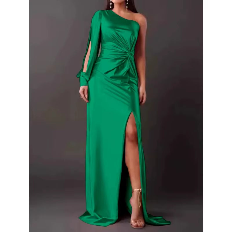 Velvara™ Luxefit Summer Slit Dress – Effortless Sophistication in Every Step