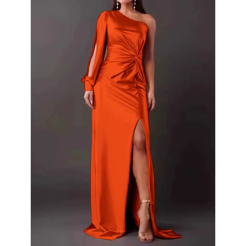 Velvara™ Luxefit Summer Slit Dress – Effortless Sophistication in Every Step